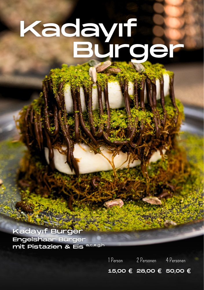 22- Kadayıf Burger